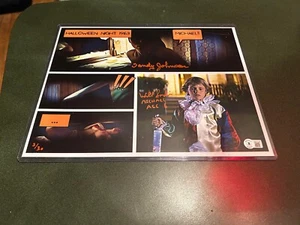 WILL SANDIN SANDY JOHNSON SIGNED 11x14 PHOTO! HALLOWEEN! MICHAEL! BECKETT! /30 - Picture 1 of 4