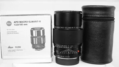 LEICA APO-Macro-Elmarit-R 100mm f/2.8 MF 3 Cam Lens Boxed #3594901   GREAT BUY - Image 1 of 4