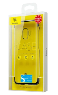 Baseus Clear Case with Glitter Protective Cover for Samsung Galaxy S9 SM-G960 - Image 1 of 4