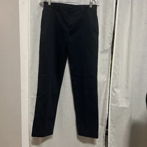 Brooks Brothers Navy Blue Fleece Khaki Dress Casual Pants Boys Size 16 Uniform - Picture 1 of 6