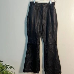 PANTALONES PRETHER GENUINOS 100% PIEL DE CORDERO TALLA 12 - Imagen 1 de 10