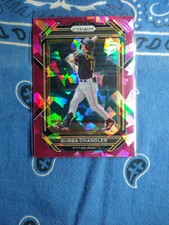 2023 Panini Prizm Bubba Chandler  PINK Cracked Ice Card #128 Rookie Pittsburgh 