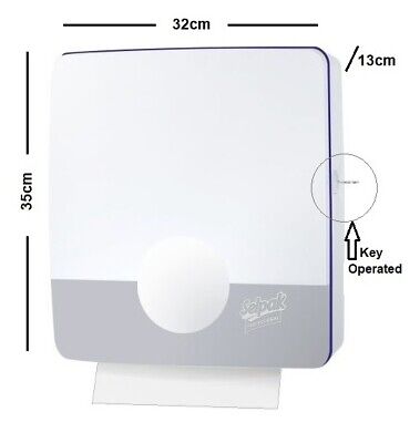 Large C Fold Dispenser Z Fold Paper Towel Dispenser Wall Mount ABS Plastic • 17.99£