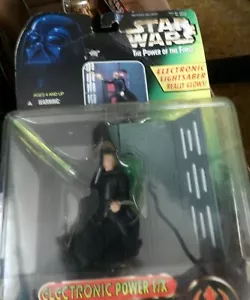 Star Wars The Power Of the Force Luke Skywalker Glowing Lightsaber New - Picture 1 of 4