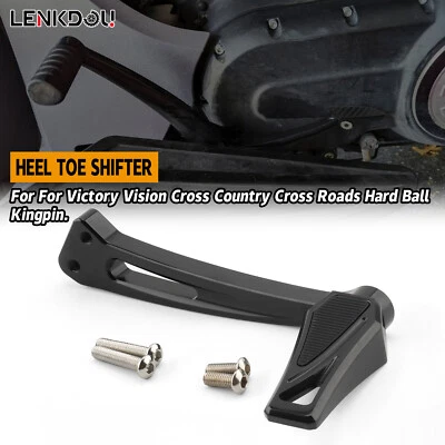 For Victory CNC Heel Toe Shifter Left + Pegs Vision Cross Country Roads Kingpin Foto 1 de 4