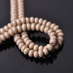 100pcs 6mm x 4mm Coated Rondelle Glass Loose Spacer Beads Wholesale Bulk Lot - Picture 1 of 17