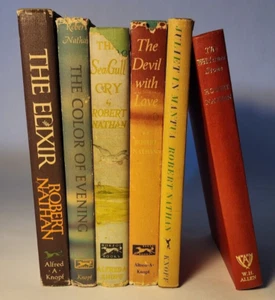 6 INSCRIBED ROBERT NATHAN BOOKS EX - TEDDY HANSEN SCANDIA RESTAURANT LA - Picture 1 of 17