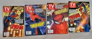 2002 TV GUIDE SPIDER-MAN LOT * COVERS BY ALEX ROSS MARK BAGLEY JOHN ROMITA - Picture 1 of 5