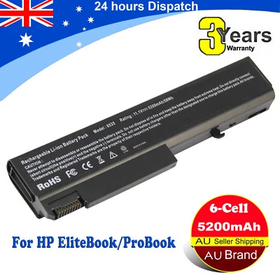 6 Cell Battery for HP ProBook 6440b 6450b 6530b 6535b 6540b 6545b 6550b 6555b - image 1 of 4