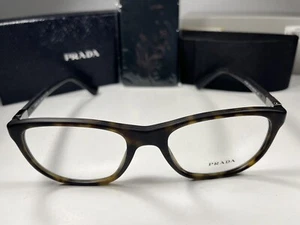 Nuevo en caja Gafas Prada VPR 29S HAQ-1O1 marcos cuadrados tortuga oscura 54/19/140 - Imagen 1 de 7