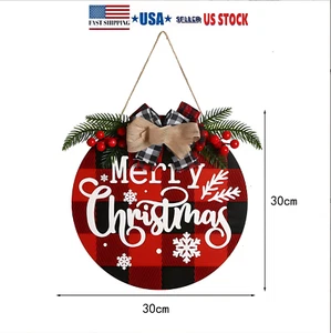 Decoración festiva: cuatro placas navideñas de madera únicas para brindarte calidez y alegría - Imagen 1 de 16
