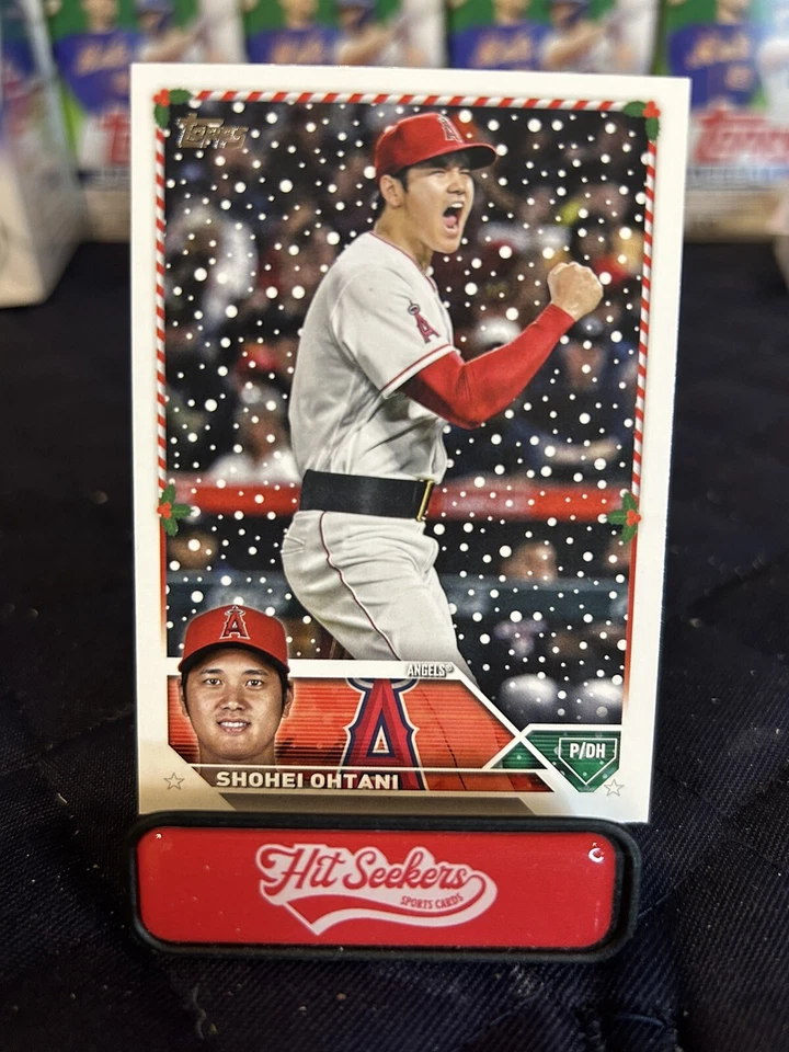 2023 Topps Holiday SHOHEI OHTANI Super Rare Short Print Variation  Code 516 SSP - Image 1 of 1