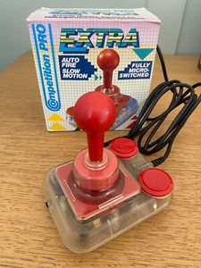 🕹️ EN BOITE 🕹️ Joystick Compétition Pro 🕹️ ROUGE EXTRA transparent🕹️ - Photo 1/7