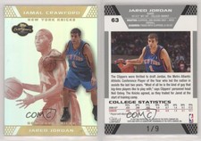 2007-08 Topps Co-Signers Gold Red Foil /9 Jared Jordan Jamal Crawford Rookie RC