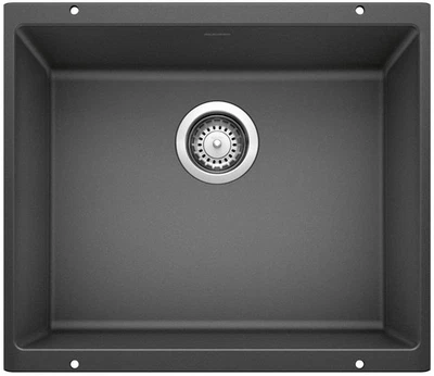Blanco 513426 Precis 20-7/8" Undermount Single Basin SILGRANIT - Anthracite - Image 1 of 4