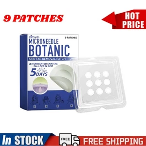 MICRONEEDLE BOTANIC Skin tag removal patch QuickEffective 9PCS - Picture 1 of 17