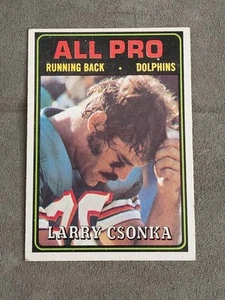 1974 Topps #131 Larry Csonka - Foto 1 di 2