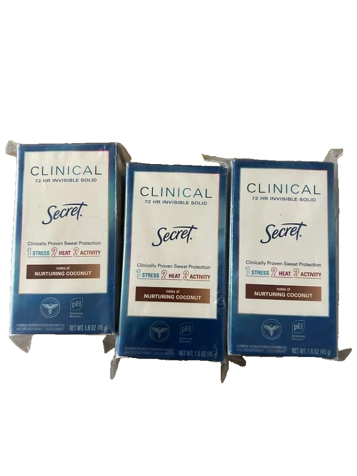 Secret Clinical Strength Antiperspirant & Deodorant for Women Clean Coconut 1.6