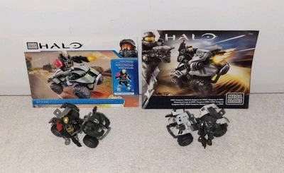 Halo Mega Bloks UNSC All-Terrain Mongoose & UNSC Gungoose 97339 CNH24 Set Lot - Image 1 of 4