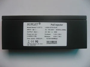 SUPLET LAS60-57CN-RJ45 60W Haikang mit Netzkabel POE Power Modul - Bild 1 von 4