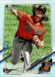 2021 Topps Chrome REFRACTOR / Dean Kremer ROOKIE - Bild 1 von 2