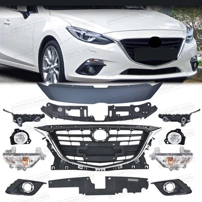 Решетка радиатора/противотуманные фары/верхние панели/кронштейн бампера для Mazda3 Mazda 3 2014-16 годов выпуска - Изображение 1 из 4