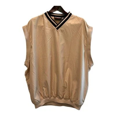 Vintage Ultra Club Collection Golf Vest Mens 3XL Beige Sleeveless Polyester - Image 1 of 4