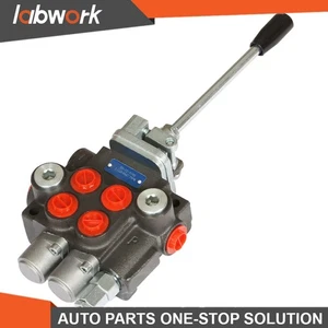 Labwork 2 Spool 11GPM Hydraulic Control Valve Double Acting Tractor W/Joystick - Picture 1 of 14