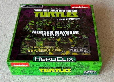 TEENANGE MUTANT NINJA TURTLES Mouser Mayhem Starter -- Plus 17 Heroclix - Image 1 of 4