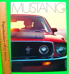 Ford Mustang DLX 1969 16-p color catálogo folleto Mach 1 grande convertible Xlnt - Imagen 1 de 11