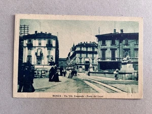 m) Cartolina formato piccolo Monza ponte dei Leoni 1926 - Picture 1 of 2