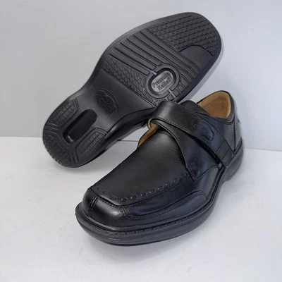 Dr. Comfort Frank (6210) Men’s Size 6.5 Wide Black Leather Diabetic Dress Shoe - Image 1 of 4