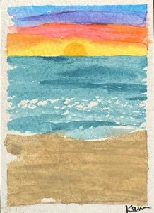 aceo original gemälde - Bild 1 von 2