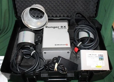 Elinchrom Ranger RX Speed AS Light Set, 2 S Heads, New Batteries, EL-Skyport - image 1 of 4