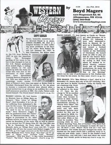 Western Clippings- Issue #129 - B Western Movie Fanzine- - Picture 1 of 2