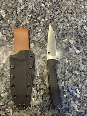 Spyderco Waterway LC200N Factory Second with Black G10 And Custom Kydex Sheath - Image 1 of 4