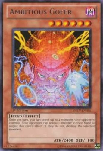 Ambitious Gofer - DREV-EN036 - Rare - 1st Edition - Duelist Revolution #DREV-EN0 - Image 1 of 1