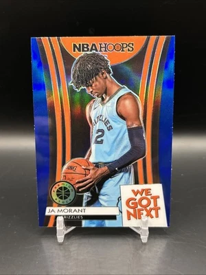 2019 Hoops Premium Stock Ja Morant #19 We Got Next Blue Prizm RC SP Grizzlies - Image 1 of 2
