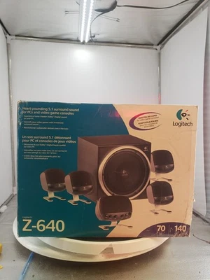 Logitech Z-640 5.1 Surround Sound Lautsprecher System Subwoofer NEU! - Bild 1 von 4