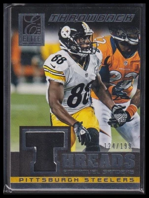 Panini Elite #37 2014 Emmanuel Sanders Throwback Threads #/199 Foto 1 de 2