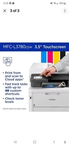 Brother - MFC-L3780CDW Wireless Digital Color All-in-One Printer Works w/ Alexa - Picture 1 of 3