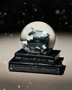 ❄️ NEW Taylor Swift The Tortured Poets Department Snowglobe TTPD Snow Globe ❄️ - Picture 1 of 8
