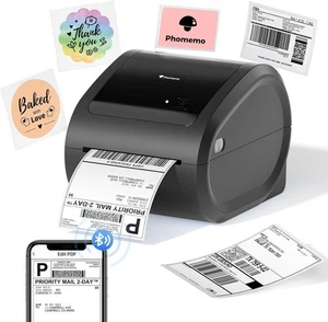 Drukarka etykiet D520BT WiFi / Bluetooth / USB Wysyłka Drukarka termiczna do DHL GLS DPD - Zdjęcie 1 z 20