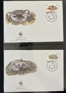 Alderney Tuvalu Mozambique Wildlife 2000 FDC Covers (28 Items) MK8375 - Picture 1 of 14