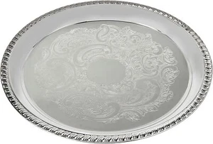 Elegance Serving Tray, Silver-Plated, #8236, New In Box - Picture 1 of 1
