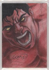 2020 Upper Deck Marvel Masterpieces Sketch Cards 1/1 Andrei Ausch Auto x9h
