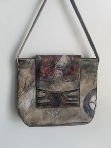 JANE YOO Wearable Art Handtasche Geldbeutel Vintage Leder Hand Schultertasche Neu - Bild 1 von 7
