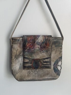 JANE YOO Usable Arte Bolso de Mano Cartera Vintage Cuero Bolso de Hombro Nuevo Foto 1 de 4