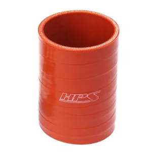HPS 1-7/8" ID x 4" Long Aramid Reinforced Silicone Straight Coupler Hose Orange - Picture 1 of 2
