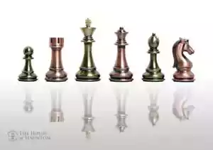 The Candidates Series Chess Set - Pieces Only - 4.25" King - Metallic - Picture 1 of 11
